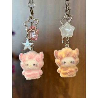 Reunindo pingente bonito dos desenhos animados fácil urso diy resina pingente chaveiro saco de corrente do telefone móve