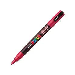 Caneta Posca PC-3M Vermelho Escuro Uni-Ball