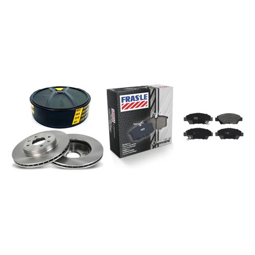 Kit Disco Pastilha Freio Dianteira Honda City 2015 16 17 18