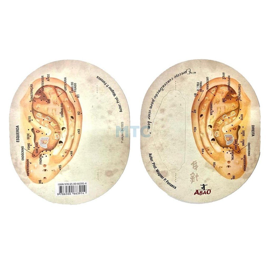 Gabarito Acupuntura Auricular - Prof Wagner P Fonseca