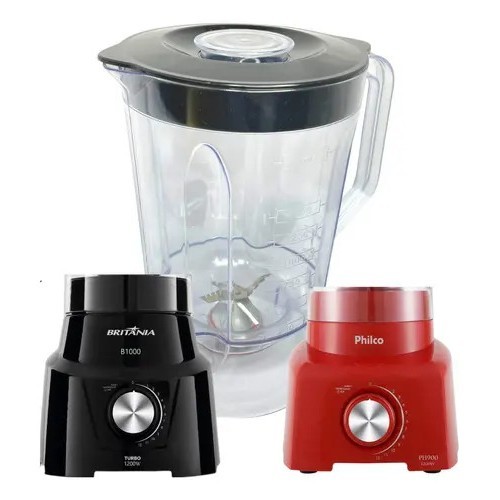 Copo Liquidificador Mebrasi 1.5l Compatível Philco Ph700 Brit B1000