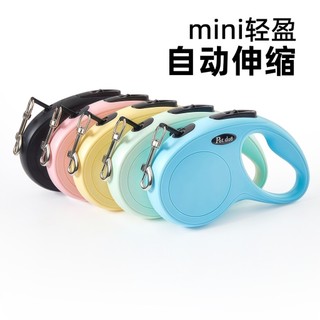 Coleira retrátil automática para cães e gatos, anti-escape, para cães de porte médio e pequeno, Teddy, portátil, para an