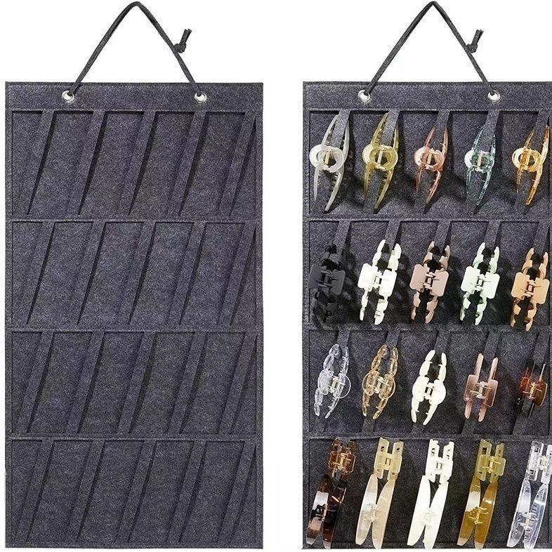 Grab clip armazenamento sem perfuração fixado na parede tubarão clipe bandana cassete tira Multi-camada Display Rack pen