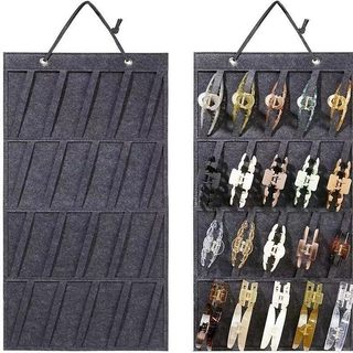 Grab clip armazenamento sem perfuração fixado na parede tubarão clipe bandana cassete tira Multi-camada Display Rack pen