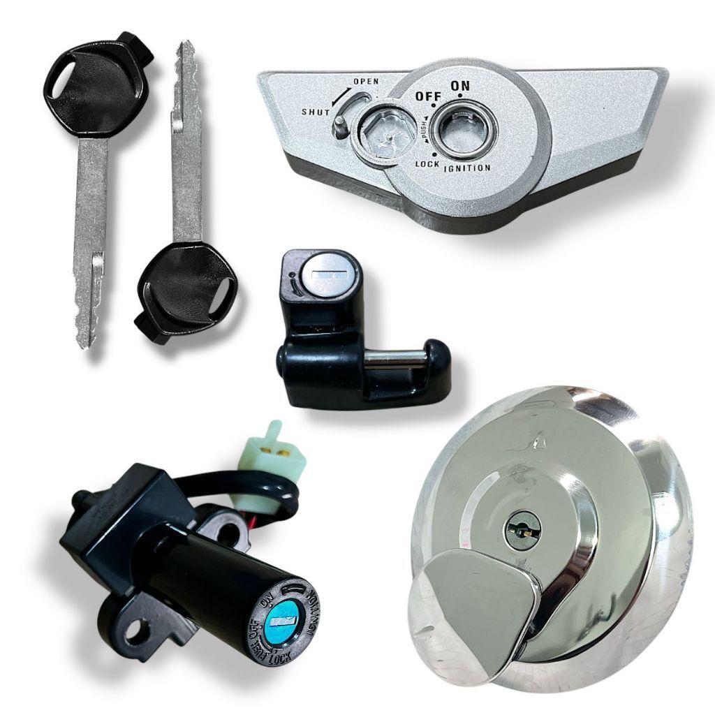 Kit Conjunto Chave Ignição De Travas P/Moto Honda Cg 150 Titan Mix Ks/Es 2009 Até 2013