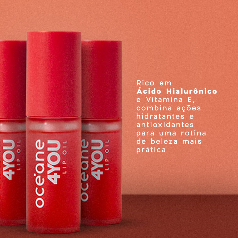 Lip Oil Rosa Punch Océane 4you 6g · foto 2