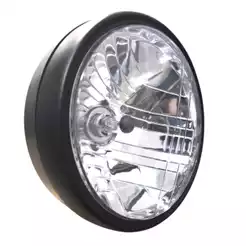 Farol Completo Cg Titan 150 Fan 150 Até 2008 Aro Fosco Com Lâmpada