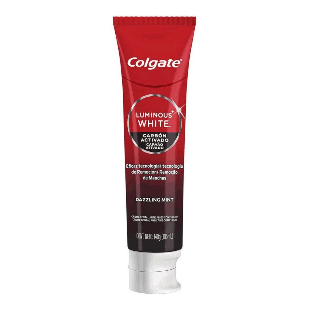 Creme Dental Colgate Luminous White Carvao Ativado 140g