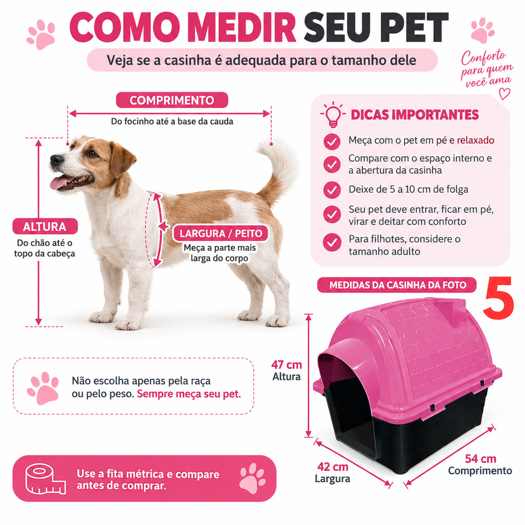 Casa Casinha Para Cachorro N5 Pet Cães e Gatos Confortável · foto 2