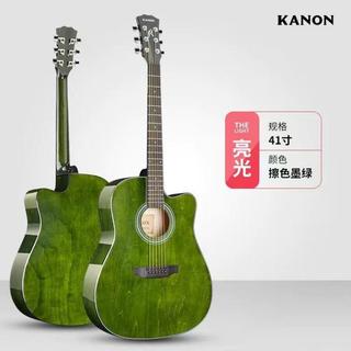 Guitarra folheado brilhante iniciante 137cm 133cm guitarra acústica adulto masculino feminino estudante folheado instrum