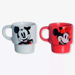 Kit Canecas Empilháveis Mickey e Minnie – Disney