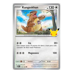 Carta Pokémon Kangaskhan 114/128 Celebração 30 Anos 30c