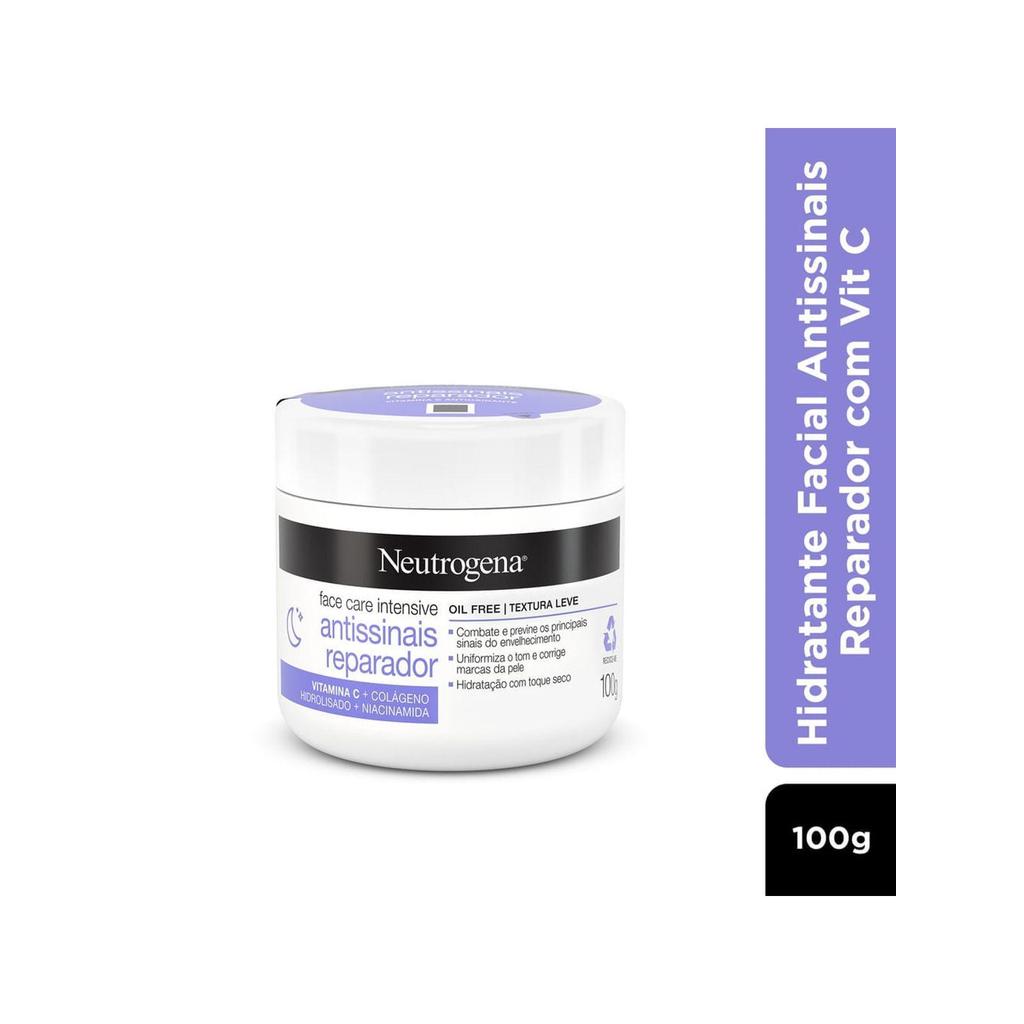 Hidratante Facial Neutrogena Face Care Intensive Antissinais Reparador - 100g