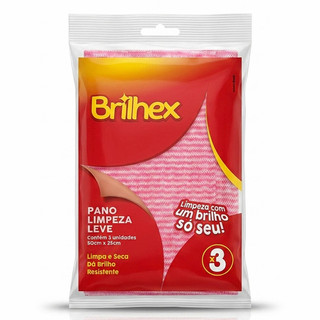 Brilhex Pano Limpeza Leve 25X50 3UN