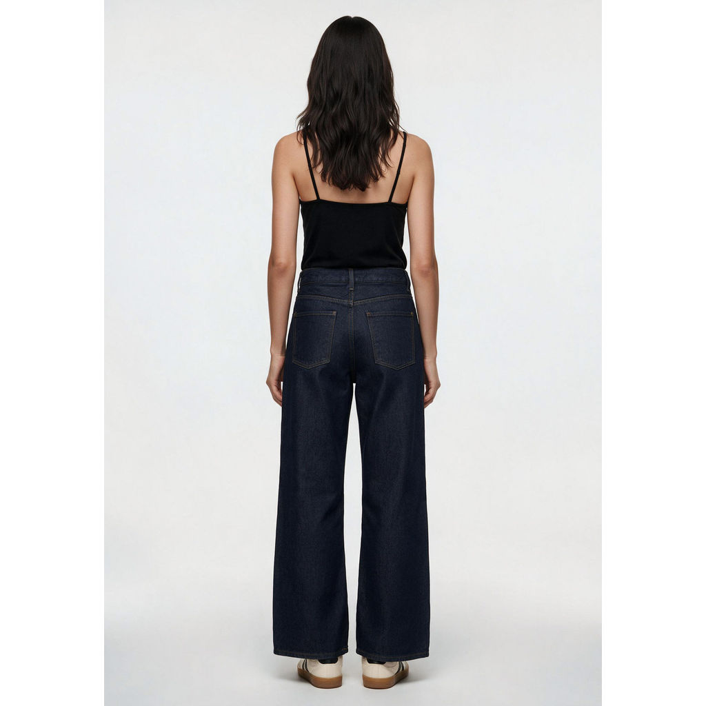 Calça Jeans Feminina Wide Leg — imagem 2 de 2