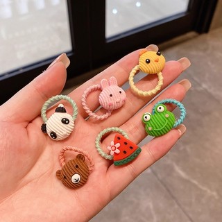 Chuchu corda de cabelo tranças coloridas meninas bebê pequeno elástico anel de cabelo alta elástica cabeça corda tranças