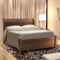 Cama Casal em MDF Madri Espresso Marrom New Canion