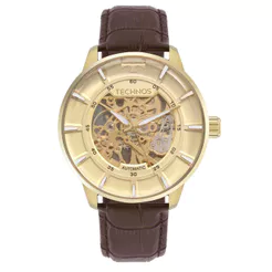 Relógio Technos Masculino Automático Skeleton Dourado - G3265AK/0M
