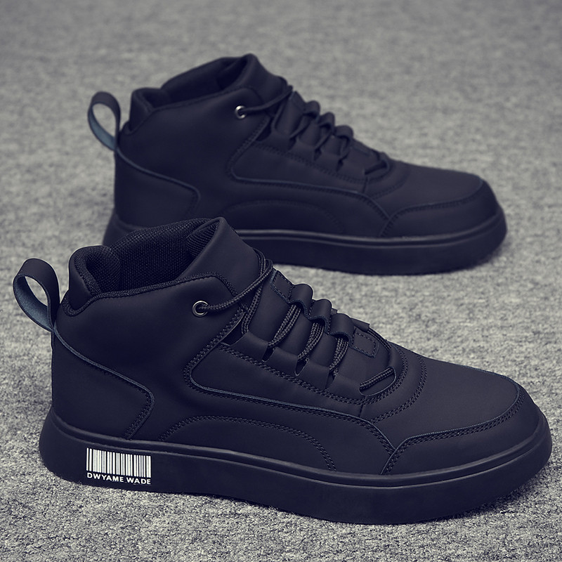 Primavera todo preto trabalho sapatos masculinos proteção do trabalho Chef cozinha couro impermeável antiderrapante resi