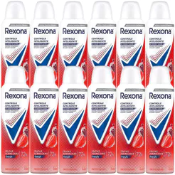 Kit Desodorante Aerosol Rexona Frutas Vermelhas 150ml - 12 Unidades