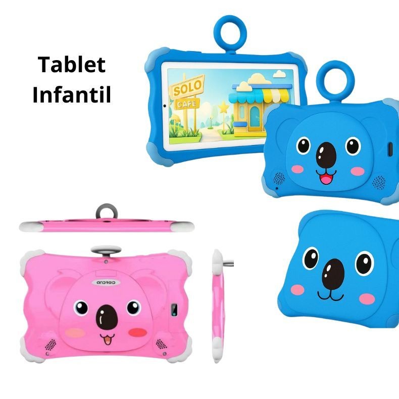 Kids Tablet com Cartão SIM de 7 Polegada Android IPS Tela Capacitiva USB Touch em Oferta na Shopee
