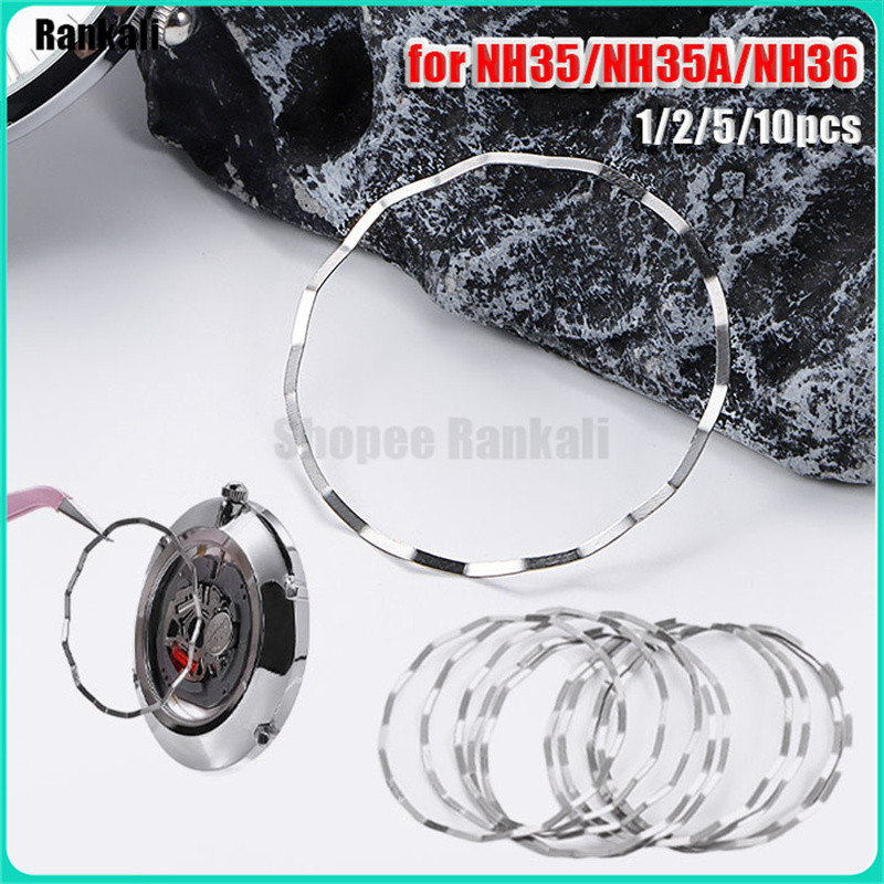 1/2/5 Pçs 29.5mm Anel De Retenção De Relógio Interno Para NH34 NH35 NH36 Movimento Metal Capa Titular Relógios Fixos Ace