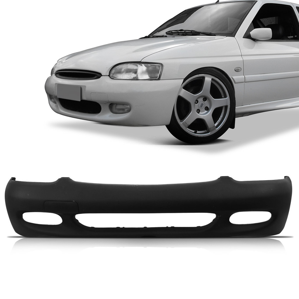 Parachoque Dianteiro Escort Zetec Perua Sw 97 98 99 2000 2001 2002 Preto