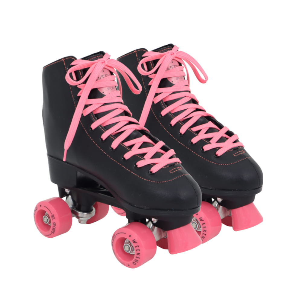 Patins Quad Weekend Preto Bel em Oferta na Shopee