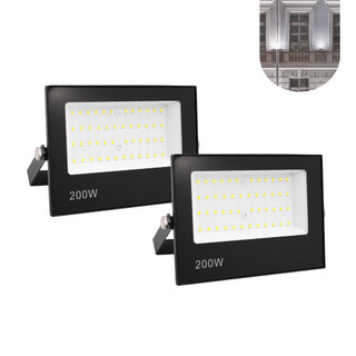 Refletor Led 200w Holofote Prova D'água Bivolt Luz Branco Frio
