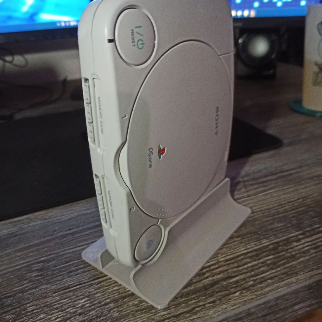 Base Suporte Vertical 3D para Console Ps1 PsOne Playstation 1 Baby