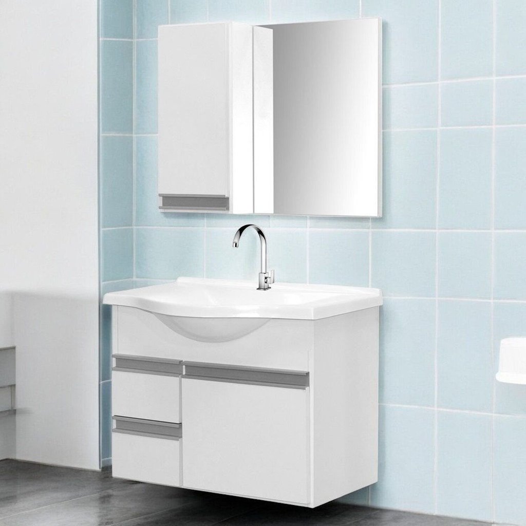 Kit Gabinete de Banheiro com Espelheira Boa Vista 60cm em Oferta na Shopee