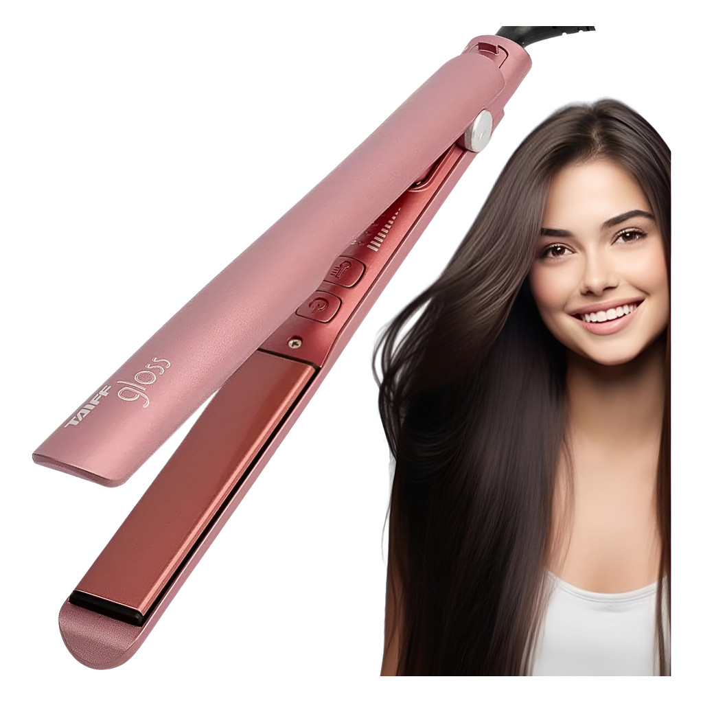 Chapinha Profissional Rose Com Visor Led Taiff gloss lançamento