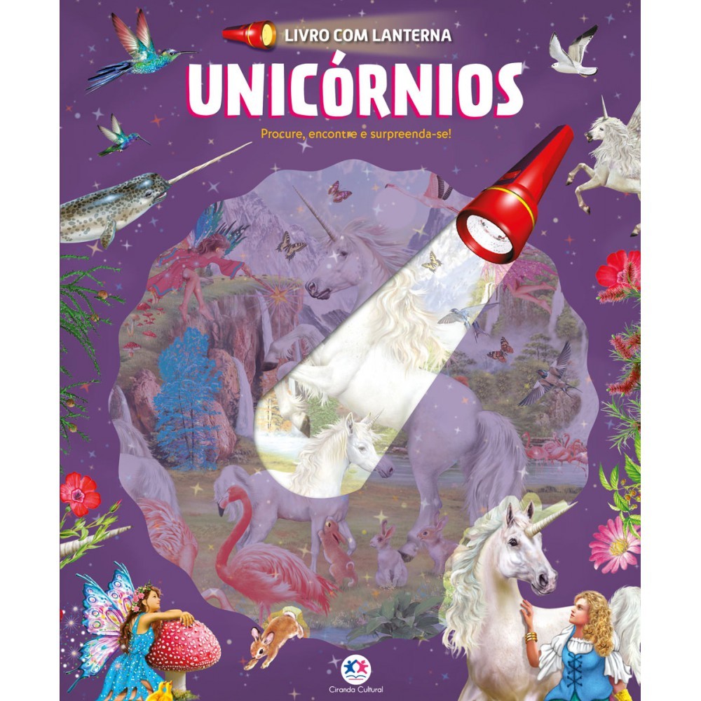 Livro Unicórnios - Livro com lanterna em Oferta na Shopee