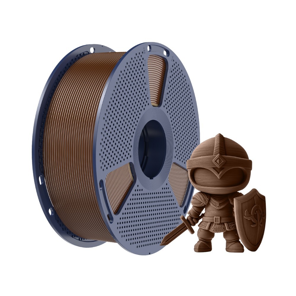 Filamento Impressão 3D Sunlu Pla+ Marrom Café 1kg em Oferta na Shopee