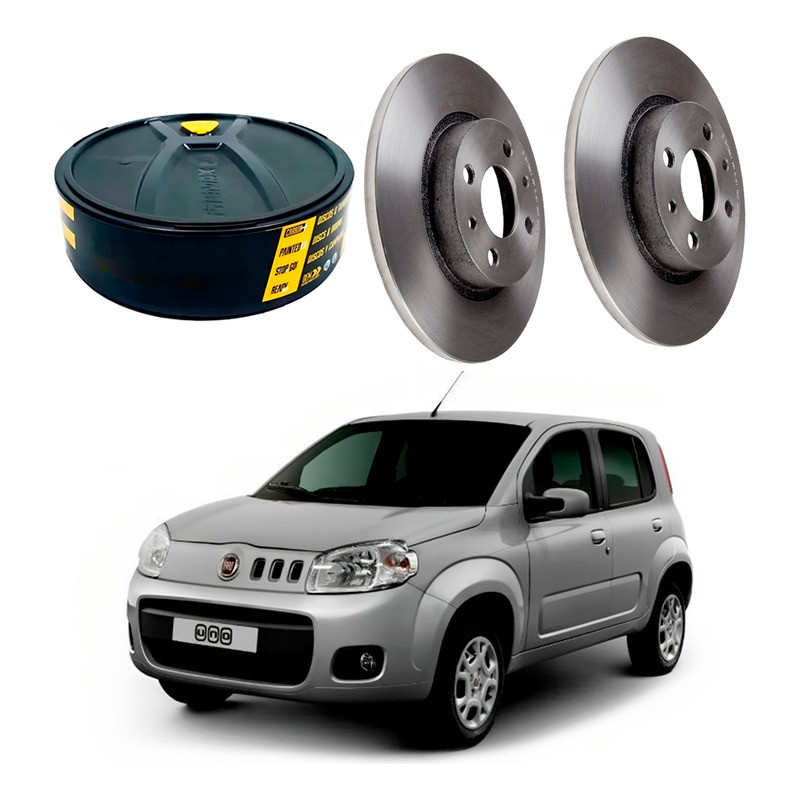 Disco Freio Dianteiro Solido Uno 1.0 1.4 2010 A 2016 em Oferta na Shopee