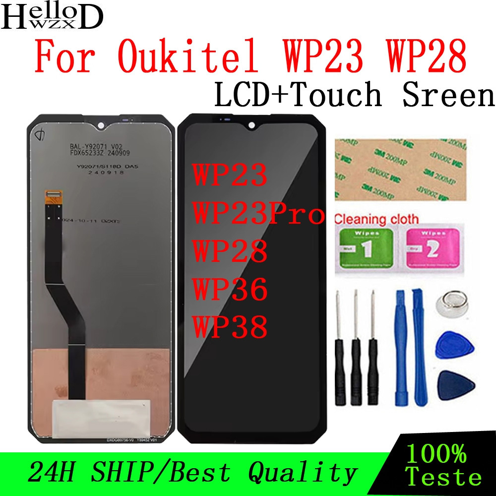 Original Oukitel WP23 WP23Plus WP23Pro WP28 WP36 WP36Pro WP38 Display LCD Substituição Da Tela De Toque em Oferta na Shopee