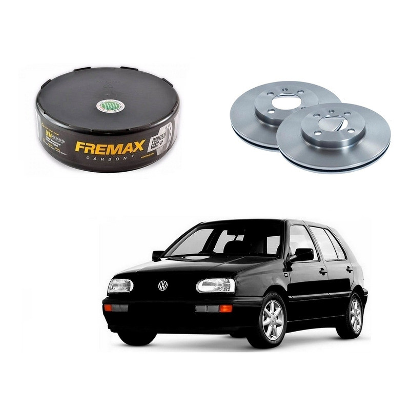 Disco Freio Dianteiro Golf 1.8 2.0 1995 A 1998 em Oferta na Shopee
