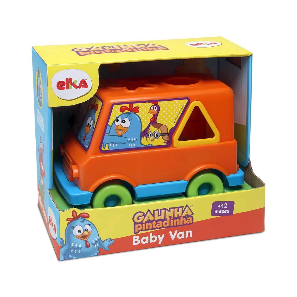 Brinquedo Infantil Baby Van Galinha Pintadinha +12 meses Elka - 857