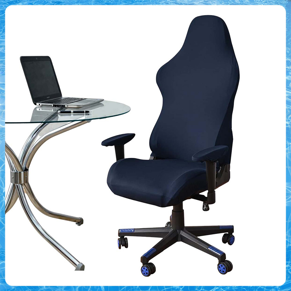Kit Capa para Cadeira Gamer Azul-marinho Protetor – Impermeável, Elástico, para Poltrona e Cadeira de Escritório