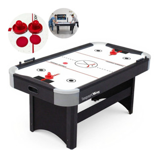 Mesa Air Game AeroHockey 168x91x80cm Elétrica 220V Com Marcador, Discos e Empurrador Para Salão de Jogos em Oferta na Shopee