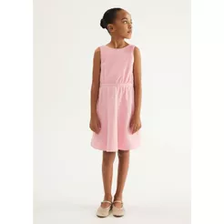 Vestido Infantil Curto Texturizado