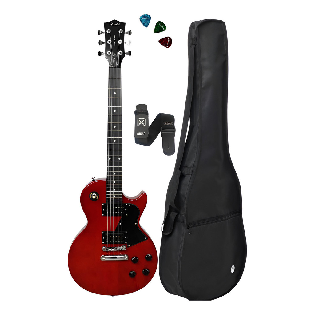 Guitarra Giannini Sonic Plus Gae09 Versátil + Acessórios - D em Oferta na Shopee