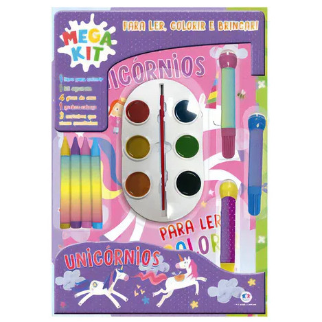 Unicórnios - Ler, Colorir E Brincar, De Cultural, Ciranda. Editora Ciranda Cultural, Capa Mole Em Português, 2023
