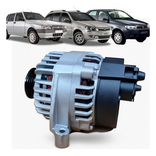 Alternador Fiat Palio Uno Siena Strada Doblo Fire 90A 12V