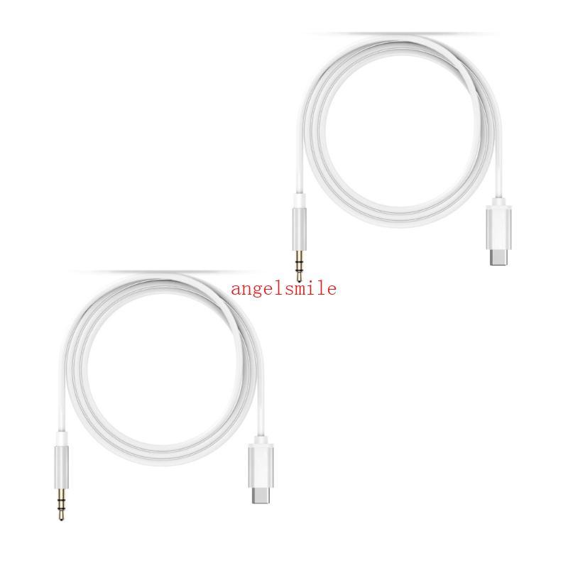 Qualidade Tipo C Para 3 5mm Áudios Auxs USB Adaptador Entradas Áudio