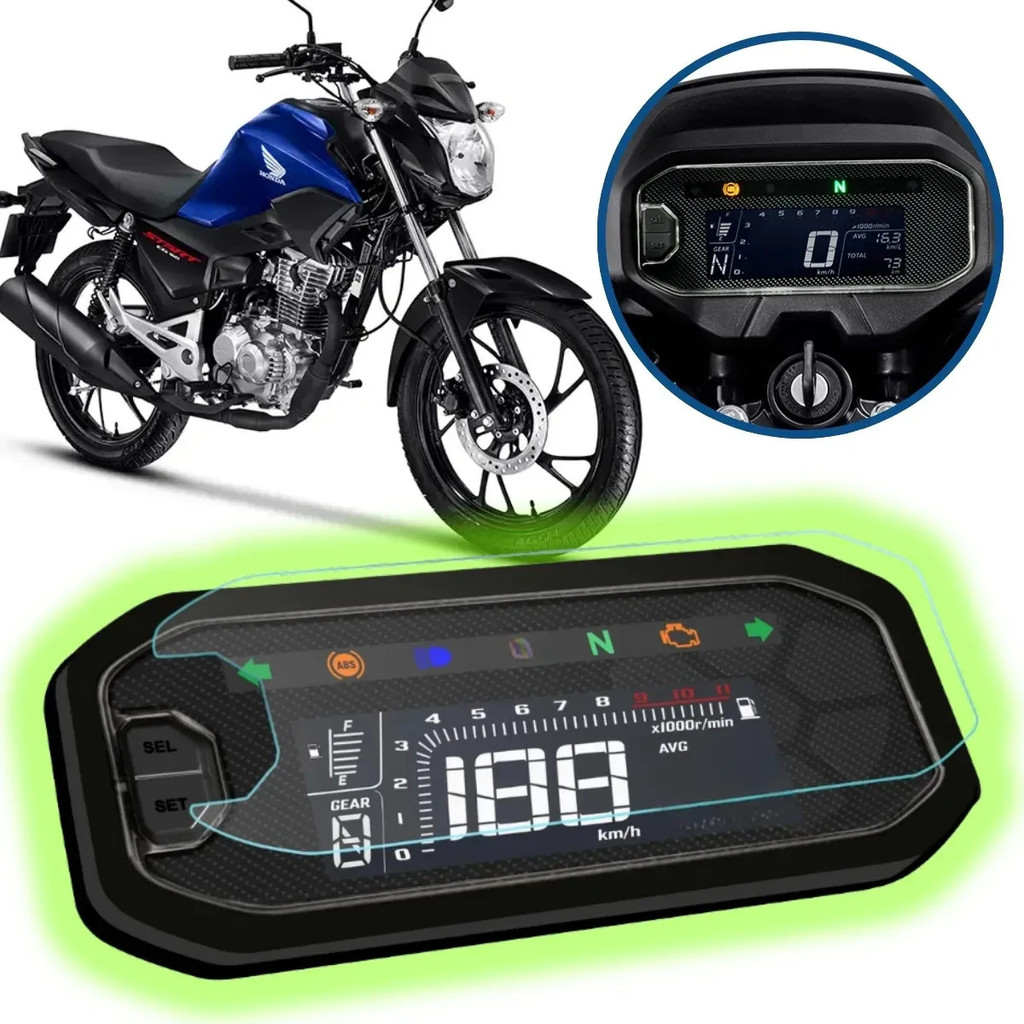 Pelicula Protetora Painel Honda Cg 160 Start 2025 2026