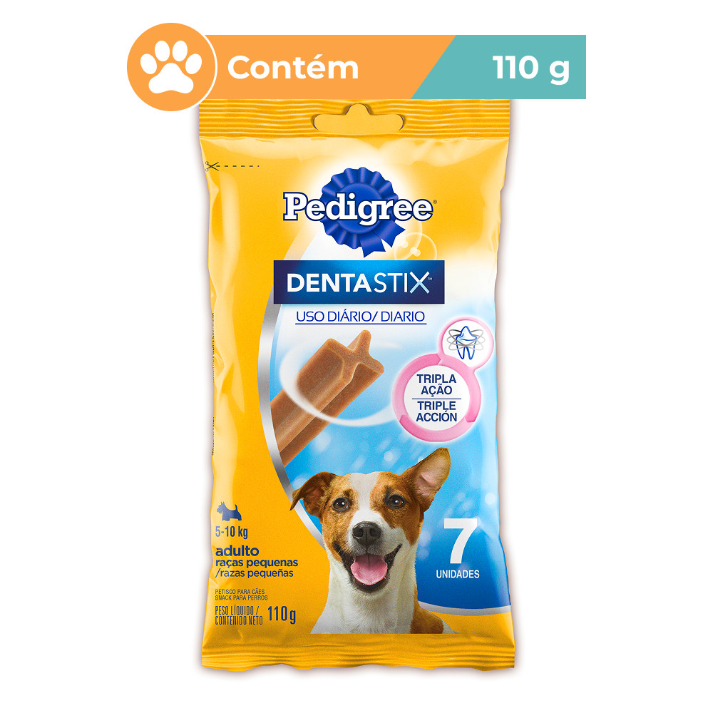 Pedigree Dentastix Cães Raças Pequenas 7 Sticks 110g
