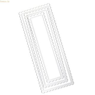 Corte Retangular Morrer Aço Carbono Cortado Metal Gravação Estênceis Decorativo Para Cartão