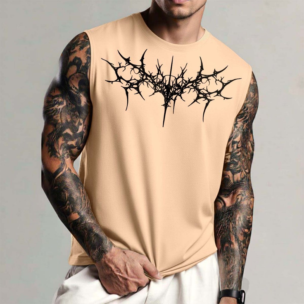 Camisa Black Metal. Regata Oversized Machão Camiseta Camisa Streetwear Algodão Cavada Longline