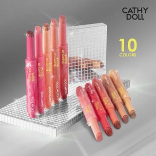 Tailândia lingorm Mesmo Estilo CathyDoll Press Lip Gloss Lip Glaze Batom Fino Piscando Hidratante Hidratante de Longa Du